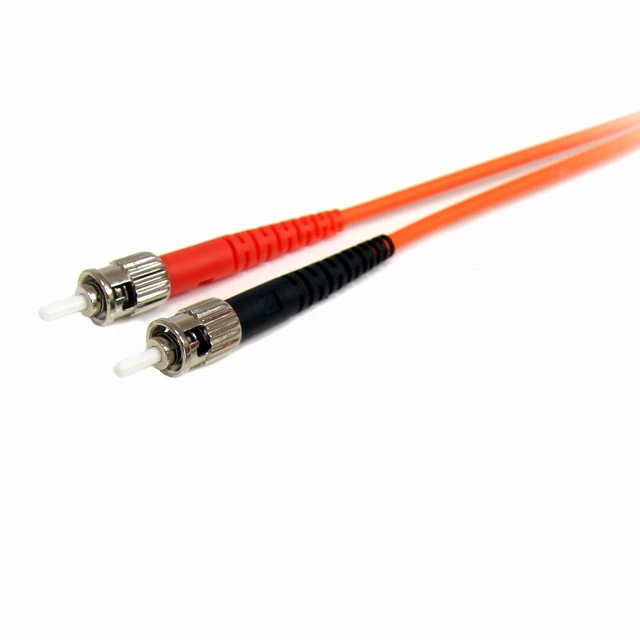 Alt view image 2 of 3 - StarTech 7m OM1 Fiber Cable, LC to ST, 62.5/125, Optic, LSZH (FIBLCST7) | Duplex 62.5, LSZH, Jumper Cord, Low-smoke zero-halogen jacket, Immune to electrical interference, Fiber optic patch cord
