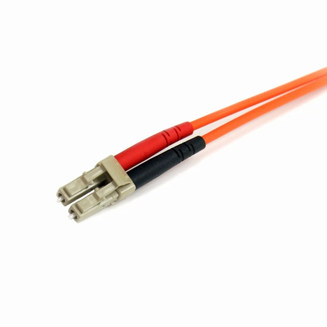 Alt view image 3 of 3 - StarTech 7m OM1 Fiber Cable, LC to ST, 62.5/125, Optic, LSZH (FIBLCST7) | Duplex 62.5, LSZH, Jumper Cord, Low-smoke zero-halogen jacket, Immune to electrical interference, Fiber optic patch cord