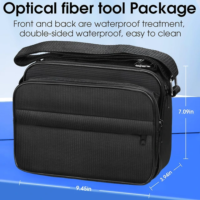 Alt view image 3 of 6 - Fiber Optic Termination Tool Kit FTTH Cable Cold Welding Tool Set | with X5 Grey Optical Fiber Cleaver with FC-LC Adapter D7 OPM