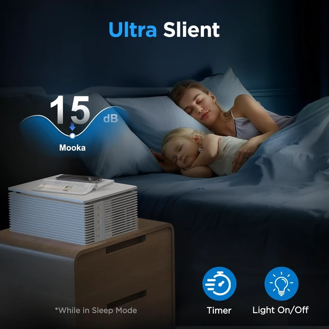 Alt view image 6 of 7 - MOOKA Air Purifier for Home Pets Large Room 1300 Ft², Washable Pre-Filter | HEPA Air Purifiers for Bedroom, Dorm Room, Filters Pet Hair, Smoke, Odor, Dander, Aromatherapy, 15 dB Sleep Mode, KJ102