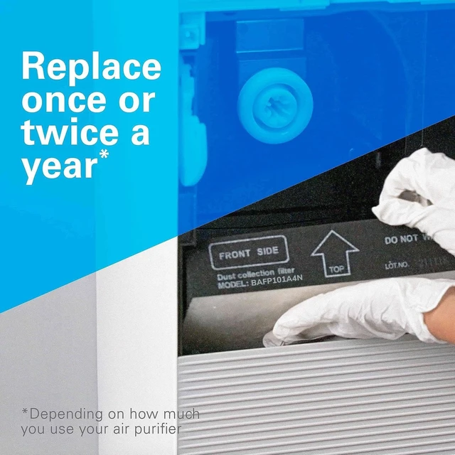 Alt view image 5 of 5 - Daikin HEPA Filter, MCB50YSAU Air Purifier Replacement for Home, Removes 99.97% of Particles as Small as 0.1 Microns, Including Pet Dander, Hair, Dust and Pollen