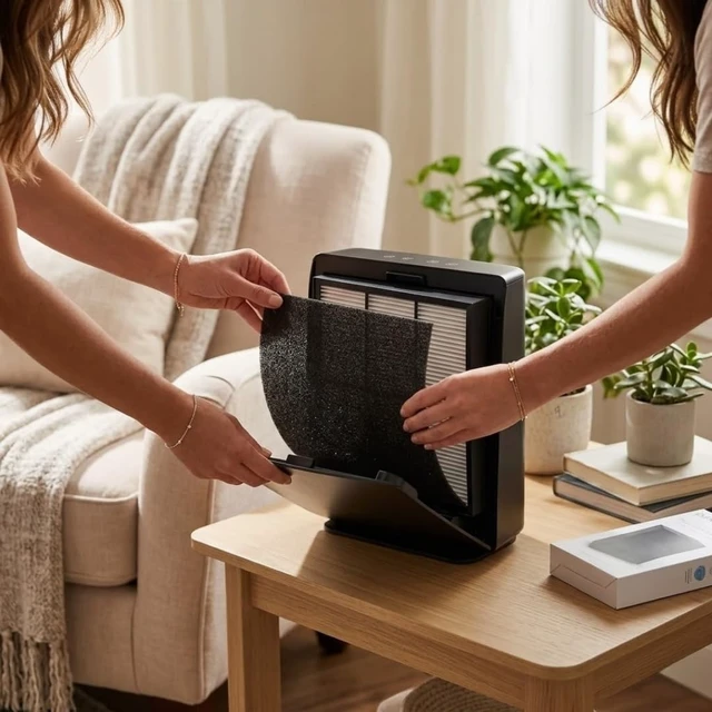 Alt view image 3 of 5 - Pure Enrichment PureZone Rectangular HEPA Air Purifier for Home and Office Quiet Compatible with Pur Filters and Replacement Puro Style Pureair Pack of 2