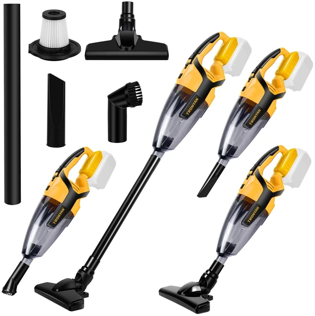 Alt view image 5 of 7 - TRONYAN Cordless Vacuum Cleaner Compatible with DEWALT 20V Battery (Battery NOT Included), Handheld Vacuum for Home, Boat, Workshop, Car, Pet Hair, Furniture-Tool Only