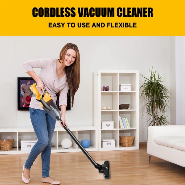 Alt view image 4 of 7 - TRONYAN Cordless Vacuum Cleaner Compatible with DEWALT 20V Battery (Battery NOT Included), Handheld Vacuum for Home, Boat, Workshop, Car, Pet Hair, Furniture-Tool Only