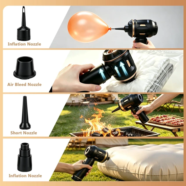 Alt view image 7 of 7 - LAJCAEN Car Vacuum Portable Cordless Handheld Vacuum Cleaner, 17000Pa Suction Power & 6000mAh Capacity Battery, 4 in 1 Cordless Car Vacuum for Home/Car/Carpet Stairs/Pet Hair Cleaning