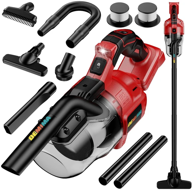 Main image of Cordless Vacuum for Miwaukee Battery, 5 in 1 Lightweight Handheld Vacuum Cleaner with 500W Powerful Motor, 46 CFM Portable Hand Vacuum with Filtration HEPA for Floor, Carpet(Battery Not Included)