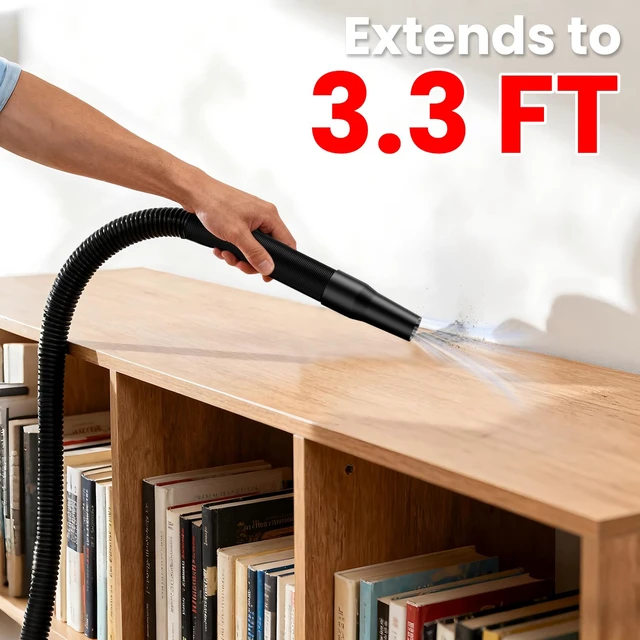 Alt view image 7 of 7 - Cordless Vacuum for Miwaukee Battery, 5 in 1 Lightweight Handheld Vacuum Cleaner with 500W Powerful Motor, 46 CFM Portable Hand Vacuum with Filtration HEPA for Floor, Carpet(Battery Not Included)