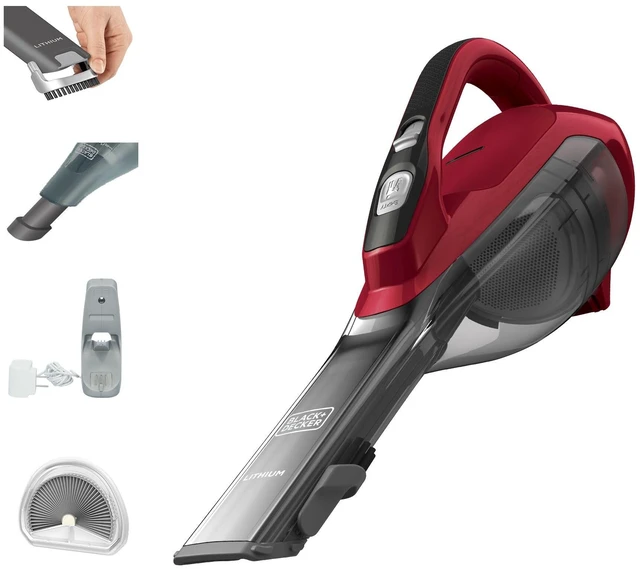 Main image of BLACK+DECKER dustbuster AdvancedClean Cordless Handheld Vacuum, Home and Car Vacuum (HLVA320J26)