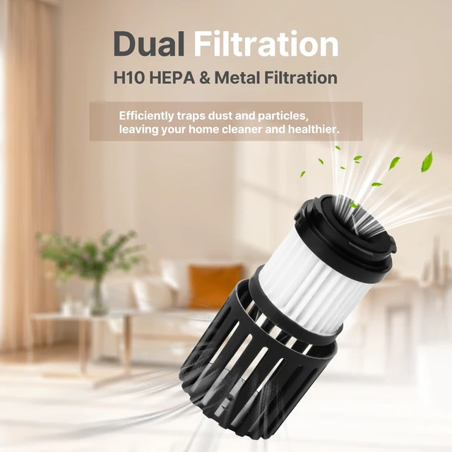 Alt view image 7 of 7 - Shop-Vac S4 15000Pa Handheld Mini Car Vacuum Cordless, LED Light, Champagne | 4-in-1 Multi-Function Desk Vacuum, Brushless Motor, Multiple Nozzles, 2 Modes, for Car, Home, Office, Keyboard Cleaning