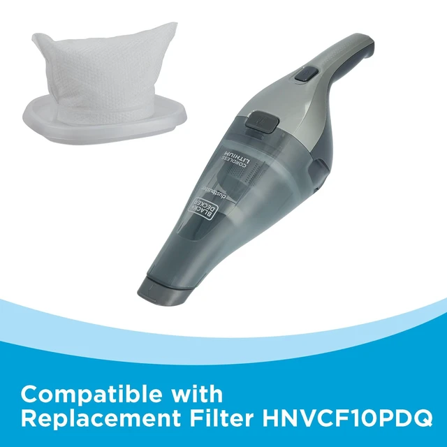 Alt view image 4 of 7 - BLACK+DECKER dustbuster Handheld Vacuum, 8V Cordless, Hand Vacuum for Quick Cleanup with Crevice Tool and Washable Filter (HNVC220BCZ01)
