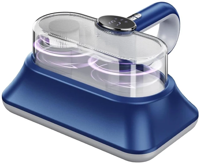 Main image of Mattress Vacuum Cleaner, Vibration Handheld Vacuum Cleaner with Light and LED Display, HEPA Filter, Handheld Hoover Cordless for Bed, Carpet, Sofa, Pillows
