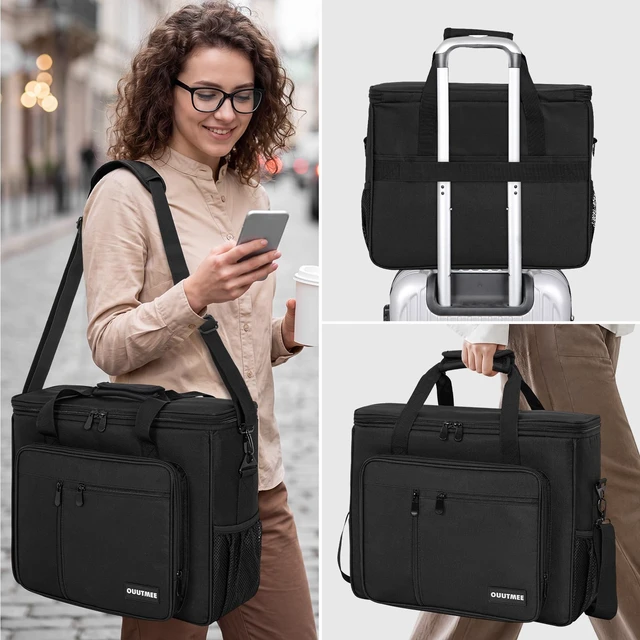 Alt view image 7 of 7 - OUUTMEE Coffee Maker Carrying Bag for Keurig K-Slim/K-Express/K-Iced | Single Serve Coffee Brewer Portable Storage Bag for Ninja PB051/PB041ST, Storage Tote Case with Multiple Pockets for K-Cup