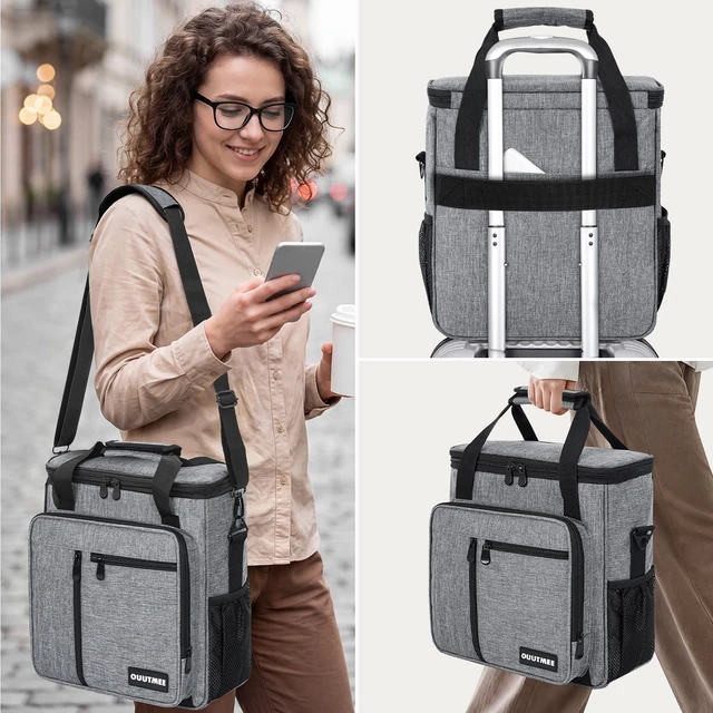 Alt view image 6 of 7 - OUUTMEE Coffee Maker Carrying Bag for Keurig K-Mini or K-Mini Plus | Single Serve Coffee Brewer Portable Storage Bag with Extra Pockets, Storage Tote Case with Multiple Pockets for K-Cup