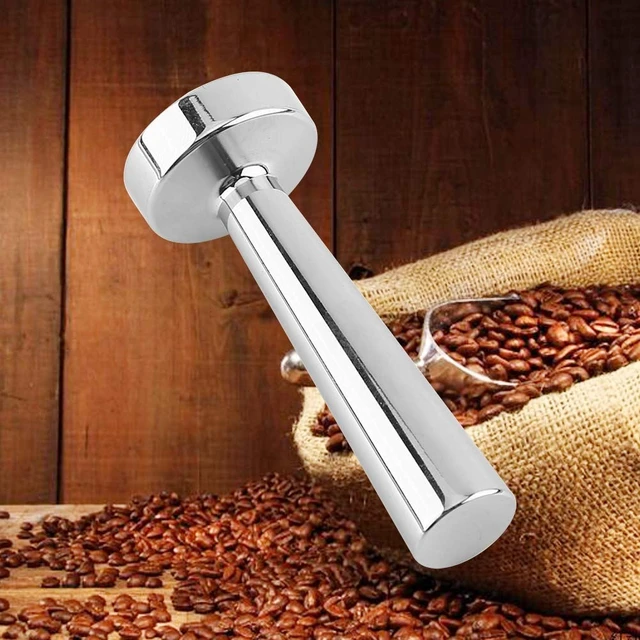 Alt view image 2 of 7 - Heavy-duty Espresso Tamper 24mm, Mini Coffee Knock Box, Calibrated Stainless Steel Base, Capsule Machine, Home/Office
