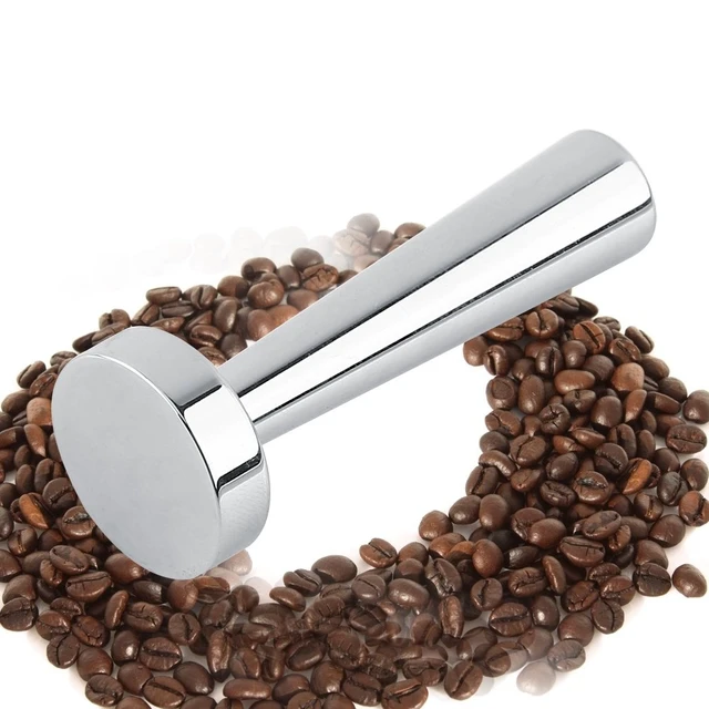 Alt view image 3 of 7 - Heavy-duty Espresso Tamper 24mm, Mini Coffee Knock Box, Calibrated Stainless Steel Base, Capsule Machine, Home/Office