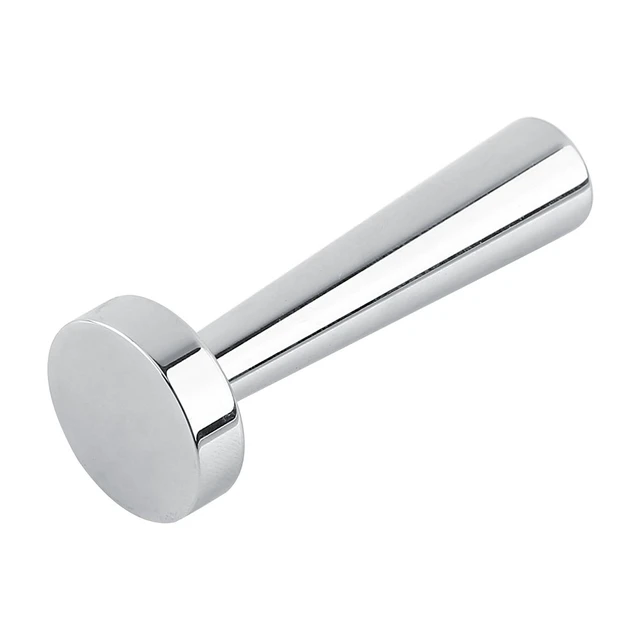 Alt view image 6 of 7 - Heavy-duty Espresso Tamper 24mm, Mini Coffee Knock Box, Calibrated Stainless Steel Base, Capsule Machine, Home/Office