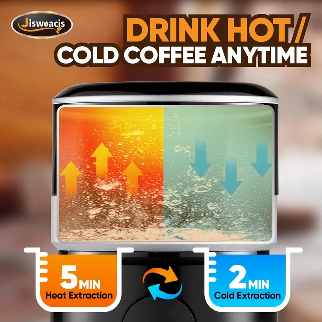 Alt view image 6 of 6 - Portable Espresso Machine 20 Bar, 3-in-1 Self-Heating Mini Coffee Maker with Rechargeable Battery & USB-C, Compatible with Ground Coffee, NS & DG Capsules, Travel Coffee Maker for Car Camping Hiking
