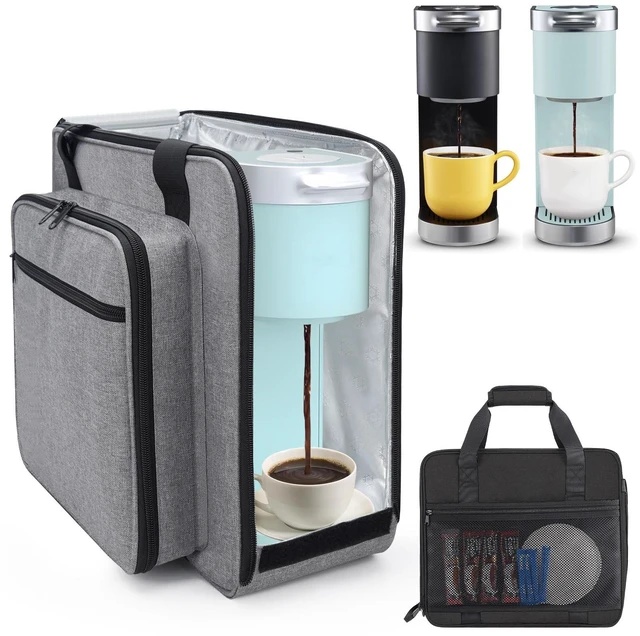 Main image of Anitor Carrying Coffee Maker Travel Bag Fit for Keurig K-Mini/Plus/Express | Single Serve Coffee Machine Travel Bag with Padded Shoulder Straps Includes Multiple Storage Bags
