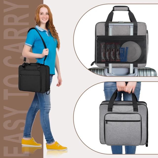 Alt view image 7 of 7 - Anitor Carrying Coffee Maker Travel Bag Fit for Keurig K-Mini/Plus/Express | Single Serve Coffee Machine Travel Bag with Padded Shoulder Straps Includes Multiple Storage Bags