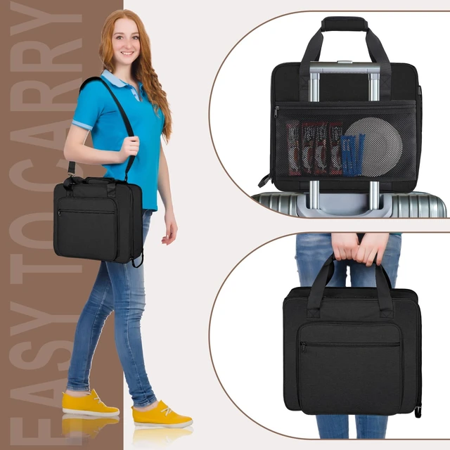 Alt view image 7 of 7 - Anitor Carrying Coffee Maker Travel Bag Fit for Keurig K-Mini/Plus/Express | Single Serve Coffee Machine Travel Bag with Padded Shoulder Straps Includes Multiple Storage Bags