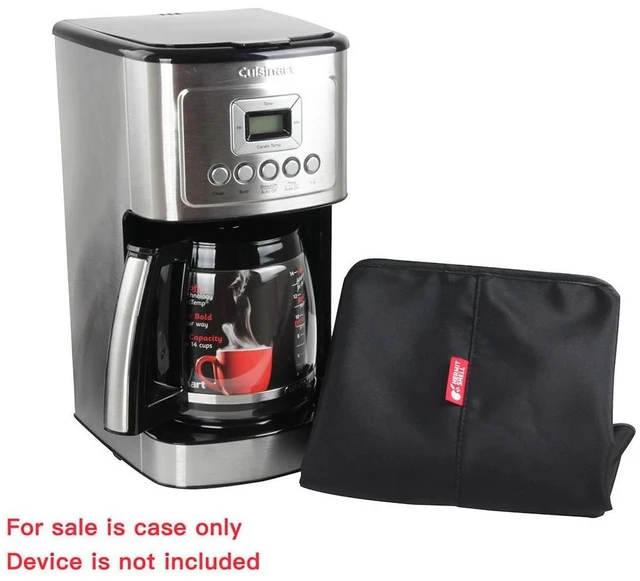 Alt view image 5 of 5 - Hermitshell Dust Proof Cover with Soft Velvet Lining Fits Cuisinart DCC-3200AMZ / DCC-3400 PerfecTemp 14 Cup Programmable Coffeemaker (Black)