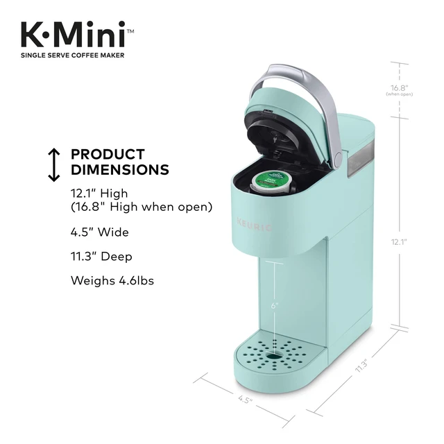 Alt view image 2 of 2 - Keurig K-Mini Single Serve Coffee Maker, Oasis | Oasis