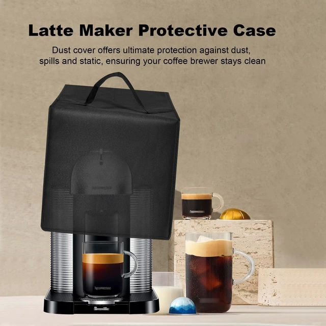 Alt view image 2 of 7 - Espresso Machine Cover for Coffee Maker ENV135GY,Coffee Machine Covers | Heavy Duty Heat Resistant Waterproof Nylon Protective Case (Cover Only)