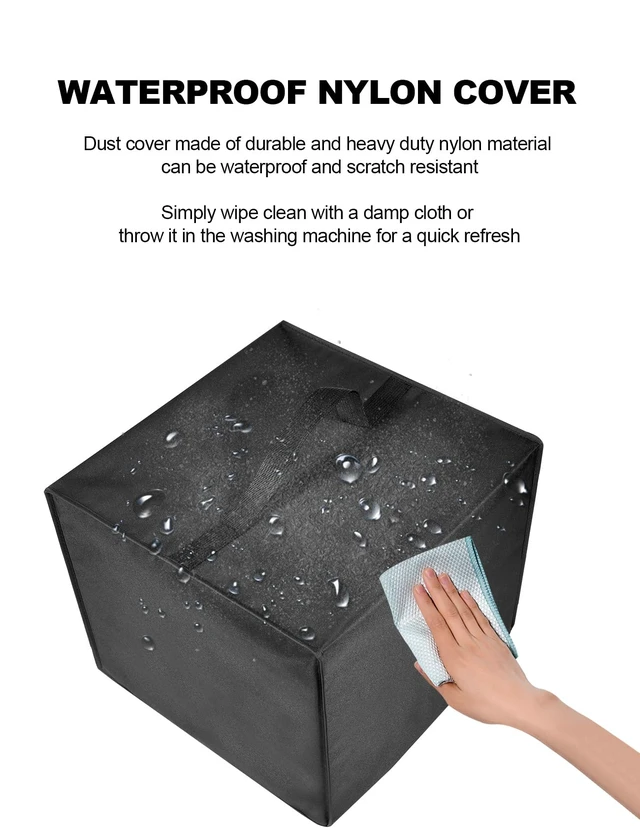 Alt view image 4 of 7 - Espresso Machine Cover for Coffee Maker ENV135GY,Coffee Machine Covers | Heavy Duty Heat Resistant Waterproof Nylon Protective Case (Cover Only)