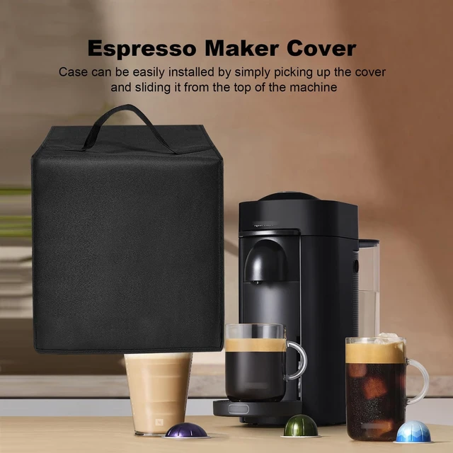 Alt view image 5 of 7 - Espresso Machine Cover for Coffee Maker ENV135GY,Coffee Machine Covers | Heavy Duty Heat Resistant Waterproof Nylon Protective Case (Cover Only)