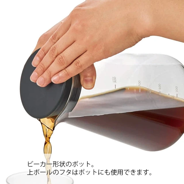 Alt view image 3 of 7 - HARIO SBS-5B Slow Drip Brewer HARIO SHIZUKU (600ml), Black, One size