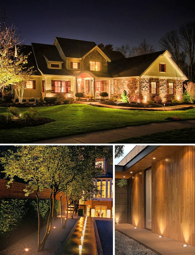 Alt view image 6 of 7 - SUNVIE 6-Pack 12W 3000K LED Low Voltage Landscape Well Lights, Grated Top | 12-24V AC/DC, Waterproof, Anti-Glare, Die-Cast Aluminum In-Ground Lights for Pathway Garden Yard, Connectors Included