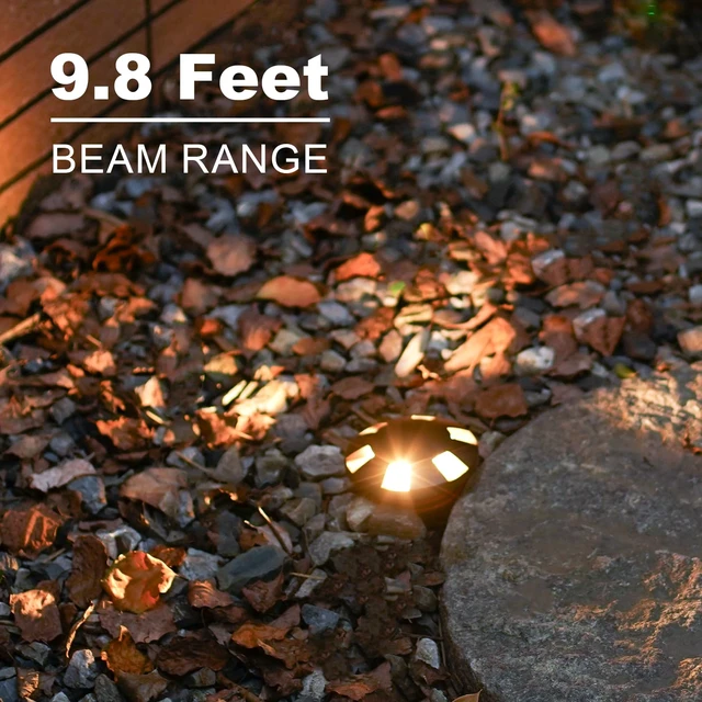 Alt view image 4 of 7 - GOODSMANN Landscape Lighting 2PK Low Voltage Well Lights 6 Watt LED 120 Lumen 12V AC In-Ground Lights 3000K Warm White with Cable Connectors (2 Pack)