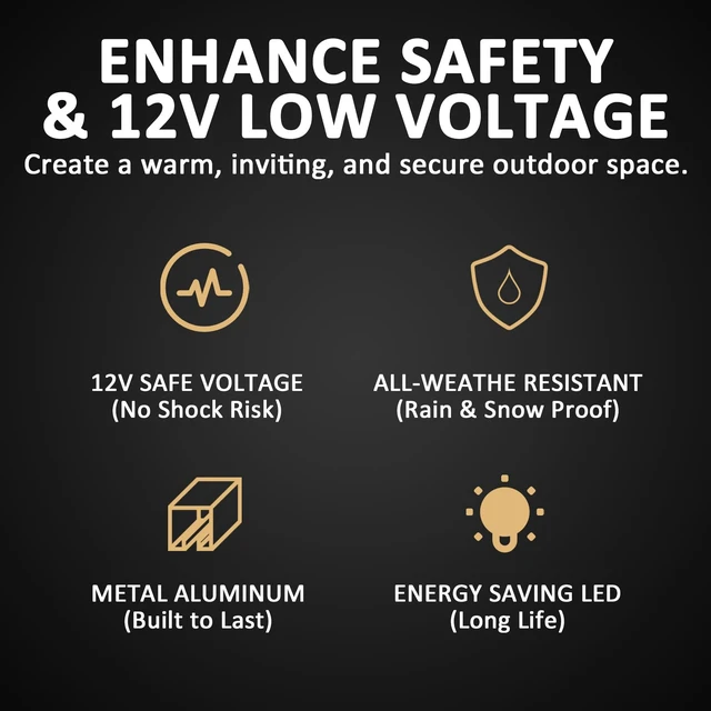 Alt view image 3 of 7 - LL LIGHTING LIVING 12V AC 7LM LED Low Voltage In Ground Lights 0.6W 6PK | 3200K Warm White LED Ground Spotlights 12V AC Aluminum Cover with Spike for Yard Garden