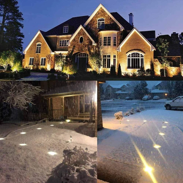 Alt view image 7 of 7 - SUNRIVER Low Voltage Landscape Lights,1W Outdoor In-Ground Lights 12V-24V LED Landscape Lighting for Paver, Deck, Step, Garden, IP67 Waterproof (6 Pack Warm White)