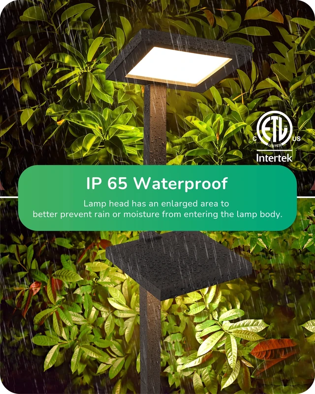 Alt view image 3 of 7 - EDISHINE Low Voltage Landscape Lighting, LED Modern Pathway Lights 4 Pack | 5.6W 151LM 3000K, 50,000 Hrs, 12V Aluminum, with Connectors, 7'' Beam Range & 15'' Extension Cable, for Yard, Garden