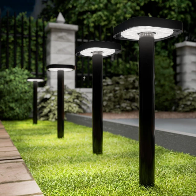 Main image of Sunco 6 Pack Square Solar Pathway Lights Outdoor, 2CCT, 2W, Dimmable | Selectable CCT 2700K/4000K, Bright 120LM, Outdoor Patio, Backyard, Garden Landscape Lighting, Home and Accent Lights, 3.7V