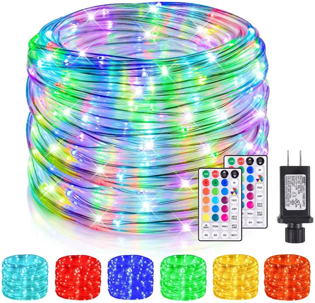 Main image of Nazuwke 99Ft LED Rope Lights Outdoor, String Light for Outside Waterproof | 18 Colors Changing Plug in with Remote, Waterproof 300 LEDs Multicolor Christmas Lights for Bedroom Halloween Holiday Decor