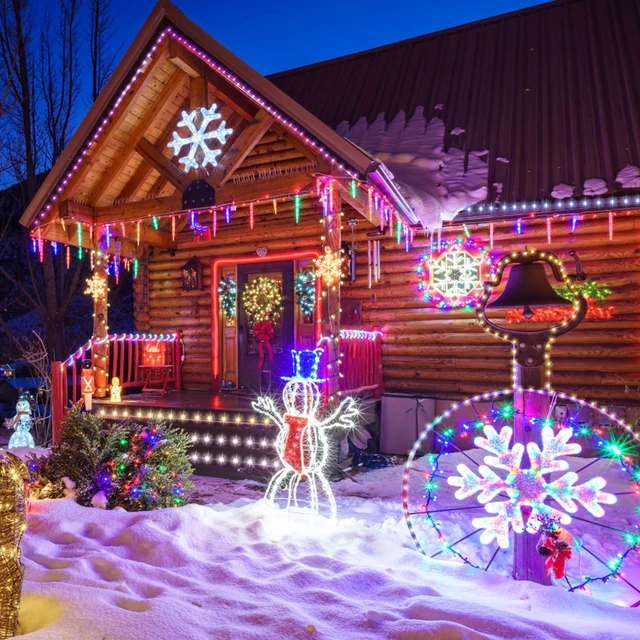 Alt view image 7 of 7 - Nazuwke 99Ft LED Rope Lights Outdoor, String Light for Outside Waterproof | 18 Colors Changing Plug in with Remote, Waterproof 300 LEDs Multicolor Christmas Lights for Bedroom Halloween Holiday Decor