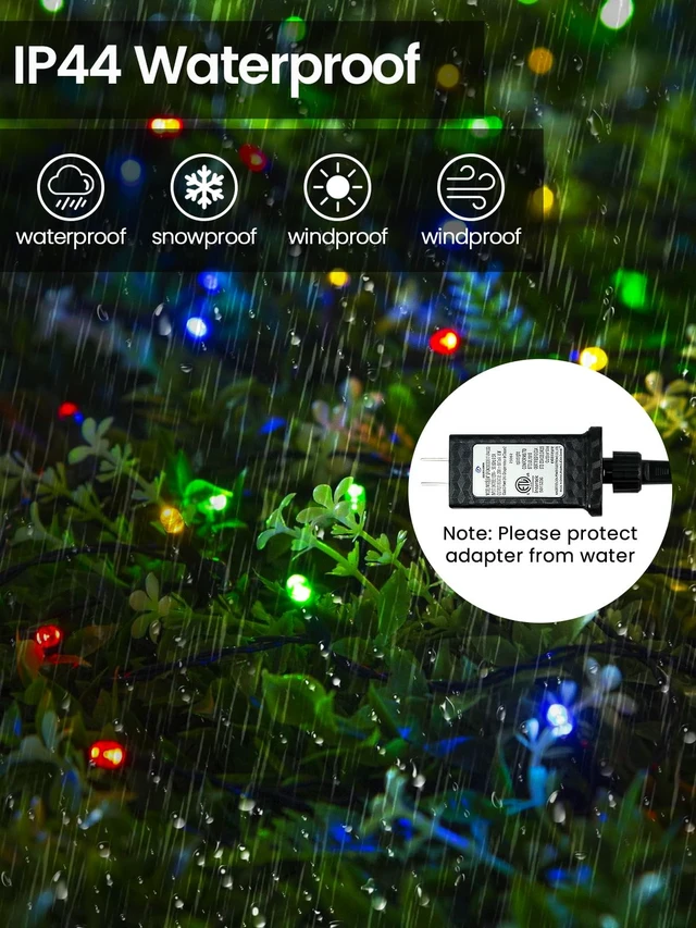 Alt view image 7 of 7 - Smart Color Changing Halloween Lights String 112FT 300 LED APP and Remote | Orange Purple Green, Custom Timer Settings, Music Sync, Multiple colors and modes, Group Control, Waterproof Outdoor Indoor