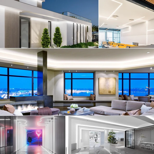 Alt view image 7 of 7 - JOYLIT 24V COB LED Strip 6000K 5 Rows 16.4ft Dimmable No Dot Indoor | 1600 LEDs/m, 1341LM/FT Bright, 12.2W/FT, 1.18" Wide, CRI 90+ Cool White, Cuttable, 3M Adhesive (LED Driver Not Included)