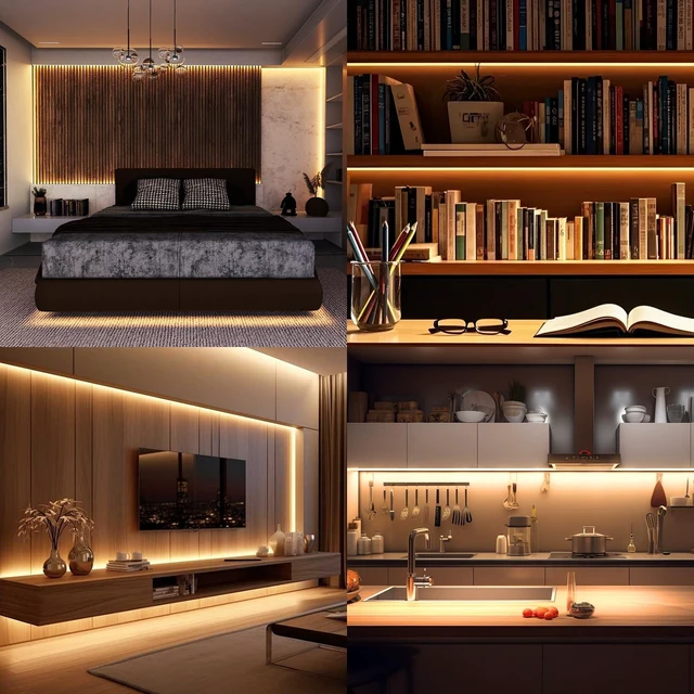 Alt view image 7 of 7 - MILADALED COB LED Strip Light 3000K 40FT/12M Warm White Led Strip | Dimmable with IR Remote 24V UL Certified Adapter Suitable Adhesive Indoor for Bedroom Living Room, Shelf, Cabinet
