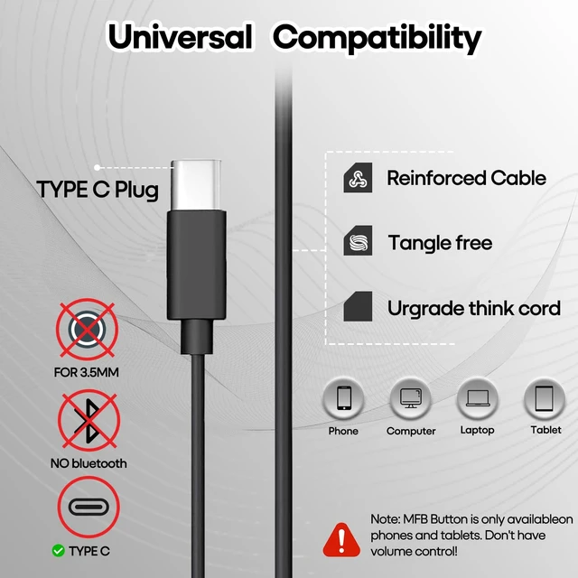 Alt view image 7 of 7 - XOSDA USB C Headphones Bulk 20 Pack for Classroom School Kids Students, On-Ear Wired Type C Headset for Children Travel Testing Compatible with Tablet Smartphones (LS857C,20 Black)