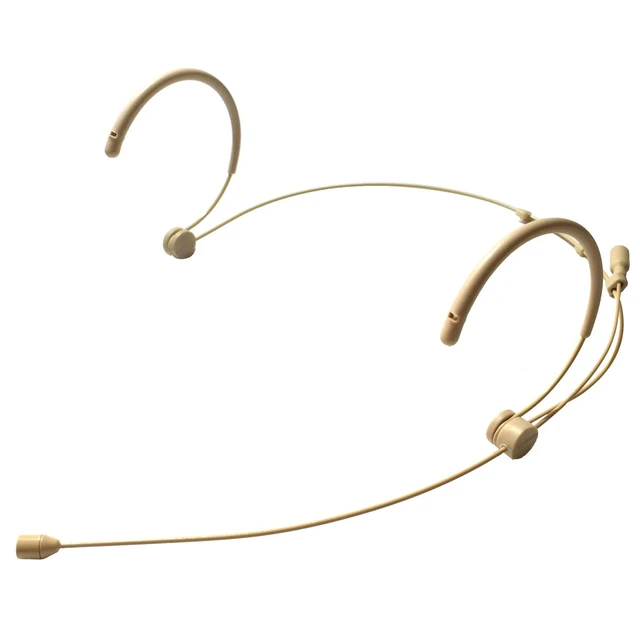 Alt view image 2 of 7 - YPA 4016 Headset Microphone for Audio TECHNIA Wireless Bodypack Transmitters 4-pin cH-Style Screw-Down Connector