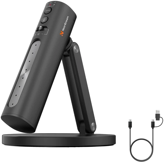 Main image of NearStream USB Condenser Microphone for PC/Camera (AM10U) | Podcast Mic for Stream/Record, Desktop Mic with 8 Mic Array, Noise Canceling, 3 Polar Patterns, Volume Control, Monitoring