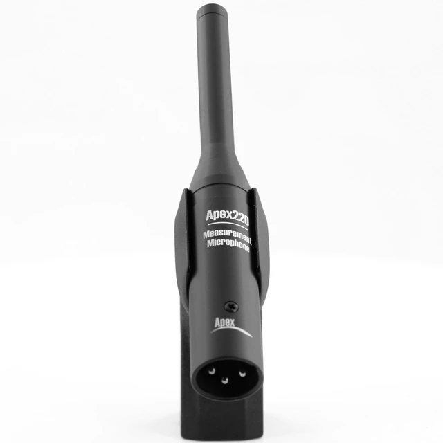 Alt view image 3 of 7 - Apex Apex220 Linear Measurement Omnidirectional Condenser Microphone with Clip