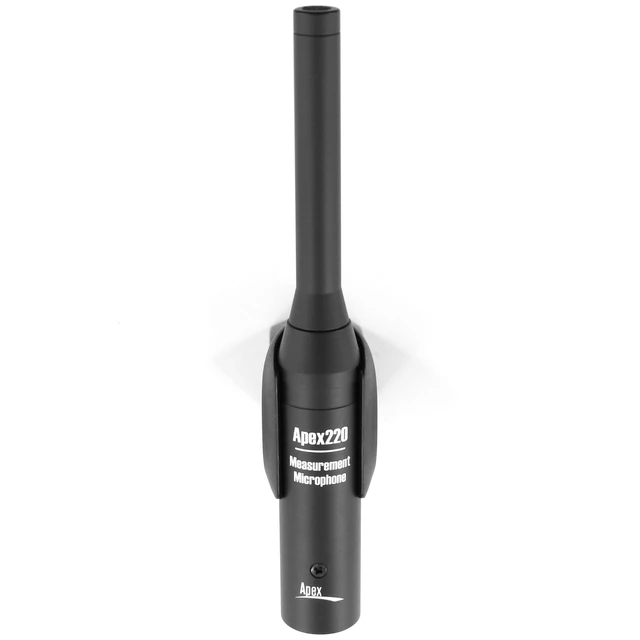 Alt view image 4 of 7 - Apex Apex220 Linear Measurement Omnidirectional Condenser Microphone with Clip