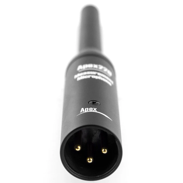Alt view image 6 of 7 - Apex Apex220 Linear Measurement Omnidirectional Condenser Microphone with Clip