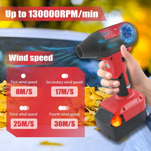 Alt view image 3 of 7 - TPDL Mini Jet Fan Blower Fit for Milwaukee 18V for M18 Battery Cordless Portable Handheld Power Fan for Blowing Cleaning Camping