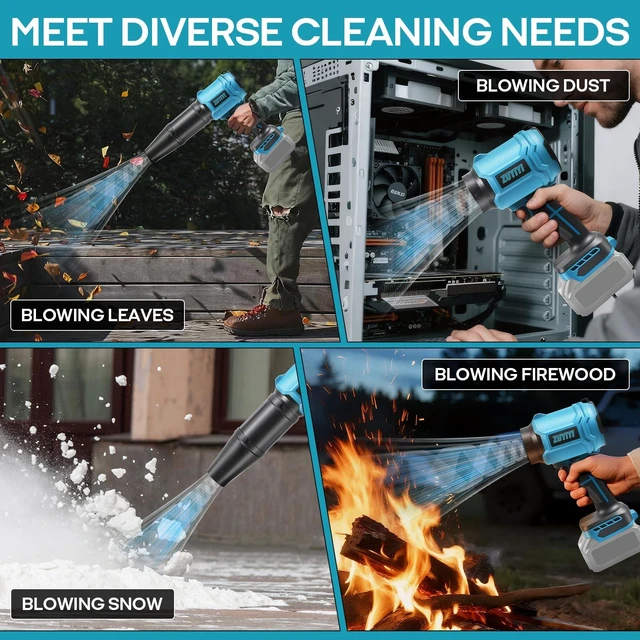 Alt view image 7 of 7 - ZUYIYI Cordless Mini Jet Dry Blower for Makita 18V Battery, Leaf Blower | 1200g Thrust, 40000 RPM, Brushless, 475 MPH, Variable Speed, Handheld Turbofan for Lawn Care, Patio Cleaning, Tool Only