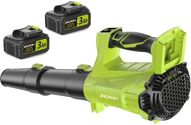 Main image of Electric Leaf Blower Cordless with 3.0Ah Battery and Charger, 680CFM | 20V Handheld Leaf Blower for Lawn Care with 2 Speeds, Battery Powered Tool Blowing Leaves, Dust, Snow, Gravel for Patio Yard
